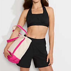 Lands End Swim Shorts Sz 18 black nwt